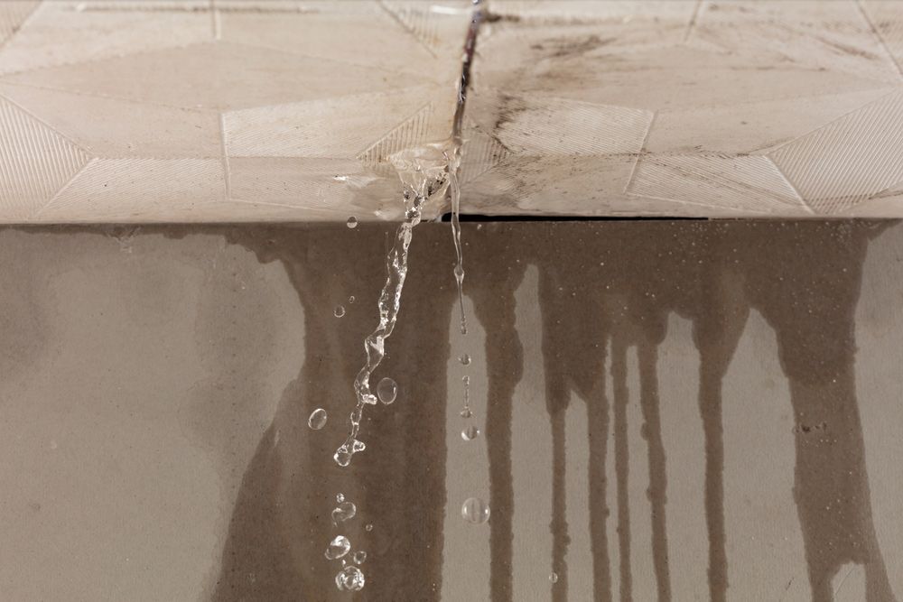 Closer Look Of A Water Damage
