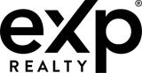 The logo for exp realty is black and white.
