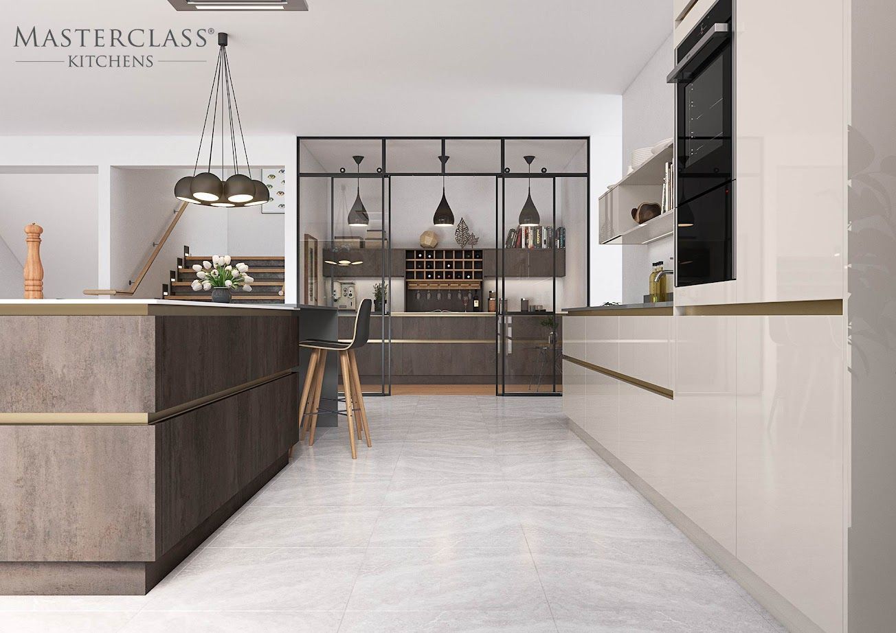 Gloss kitchen design