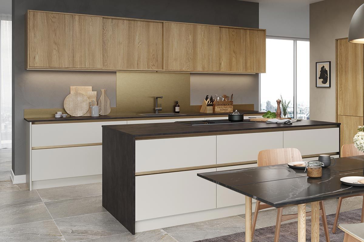 Handleless kitchen design