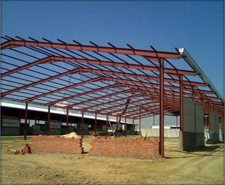Estructura metálica nave ganadera