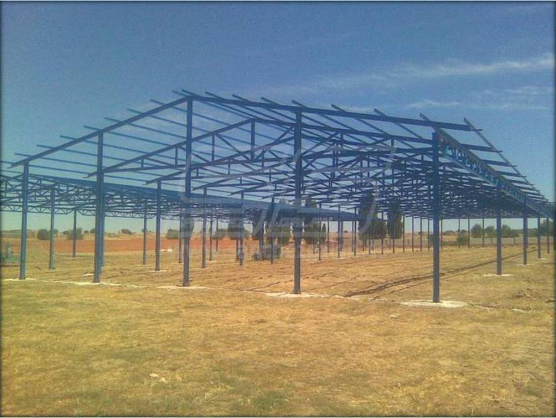 Estructura metálica nave ganadera