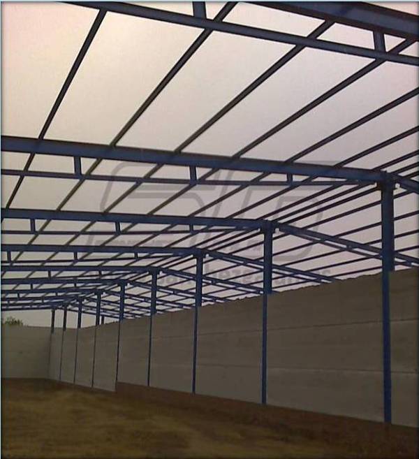 Estructura metálica nave ganadera