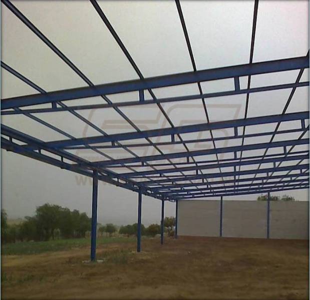 Estructura metálica nave ganadera