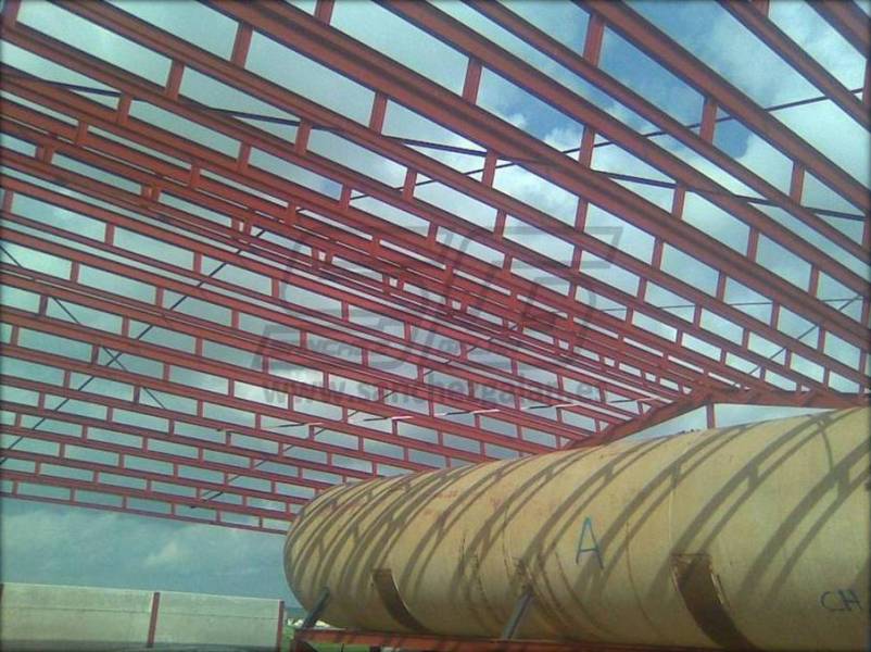 Estructura metálica nave ganadera