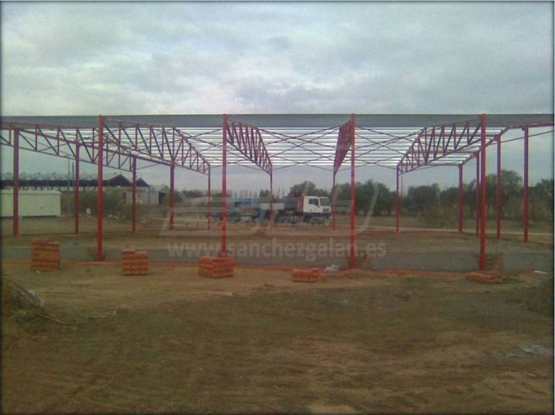 Estructura metálica nave industrial