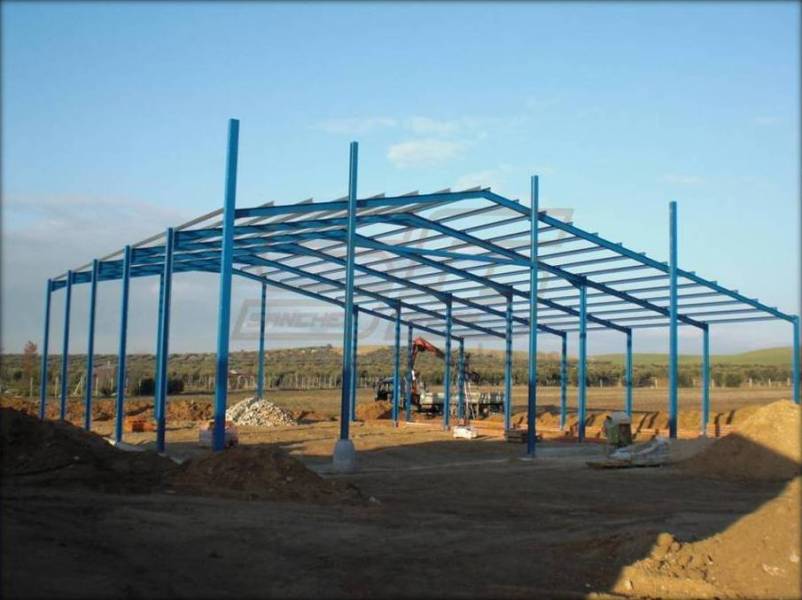 Estructura metálica nave agrícola