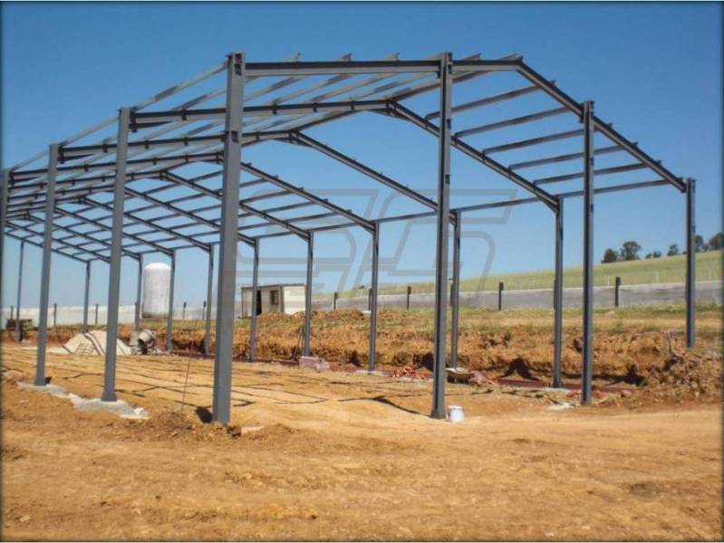 Estructura metálica nave agrícola
