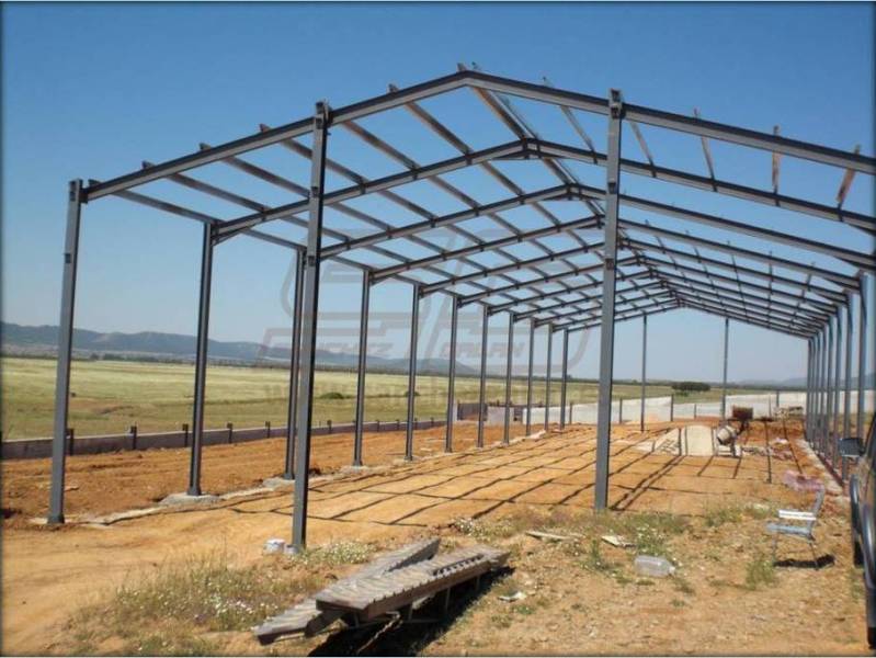 Estructura metálica nave agrícola