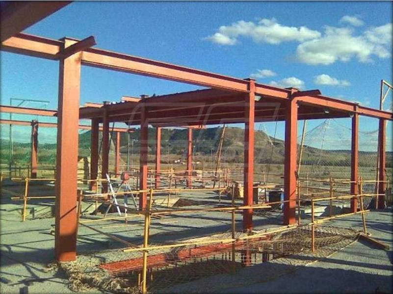 Estructura metálica vivienda