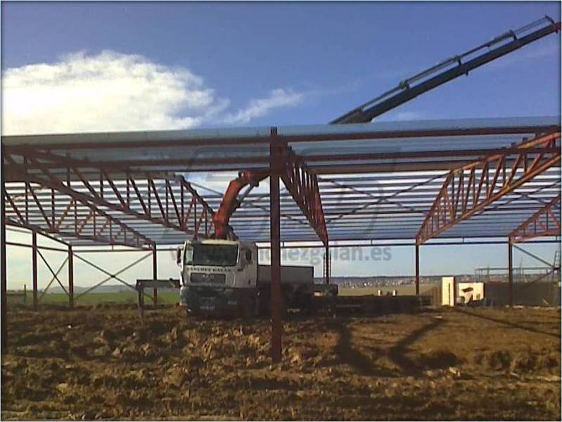 Estructura metálica para cubrir plaza de toros