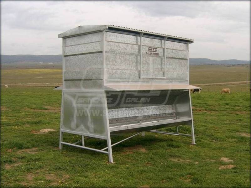 Tolva en chapa galvanizada