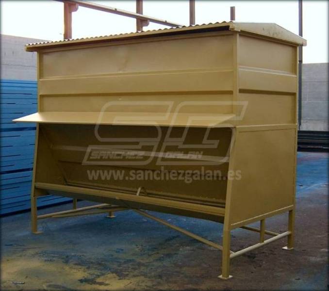 Tolva para pienso a una cara