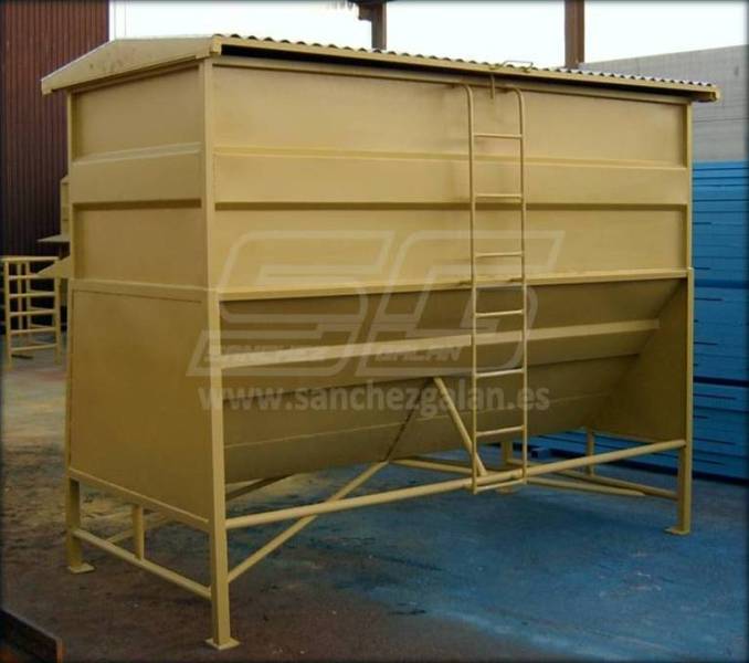 Tolva para pienso a una cara