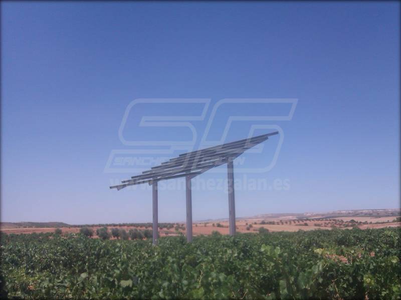 Soportes metálicos placas solares