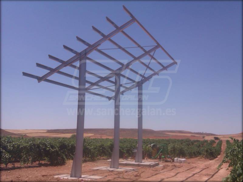 Soportes metálicos placas solares