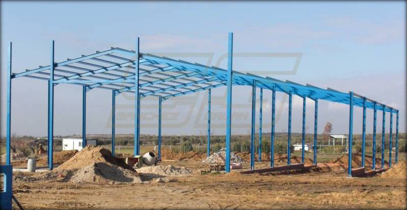 Estructura metálica nave agrícola