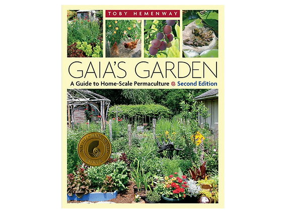 Gaia 's garden : a guide to home-scale permaculture is a book about gardening.