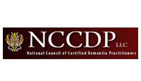 The logo for the national council of certified dementia practitioners.