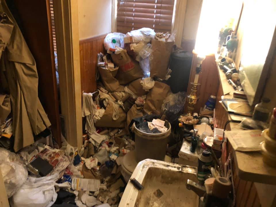 Dirty Bathroom — Medford, NJ — A&W Clean Out Service