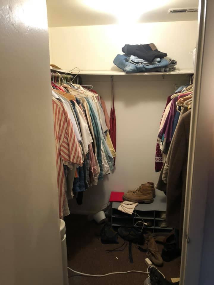 Closet With Clothes — Medford, NJ — A&W Clean Out Service