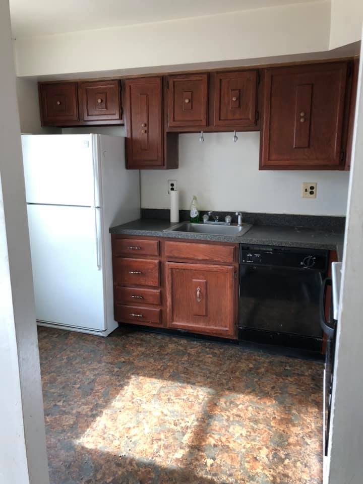 Lock Change Service — Kitchen After Clean Out in Medford, NJ