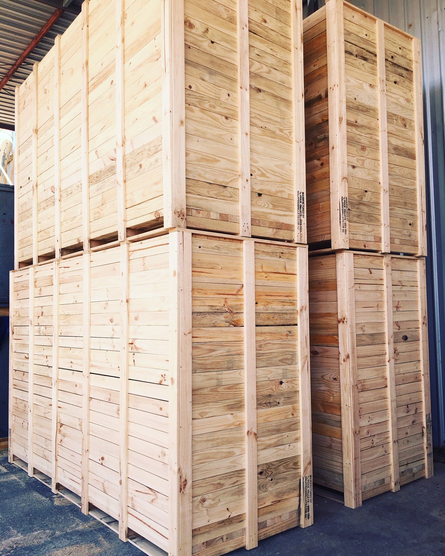 Wooden crates distributed in Perth
