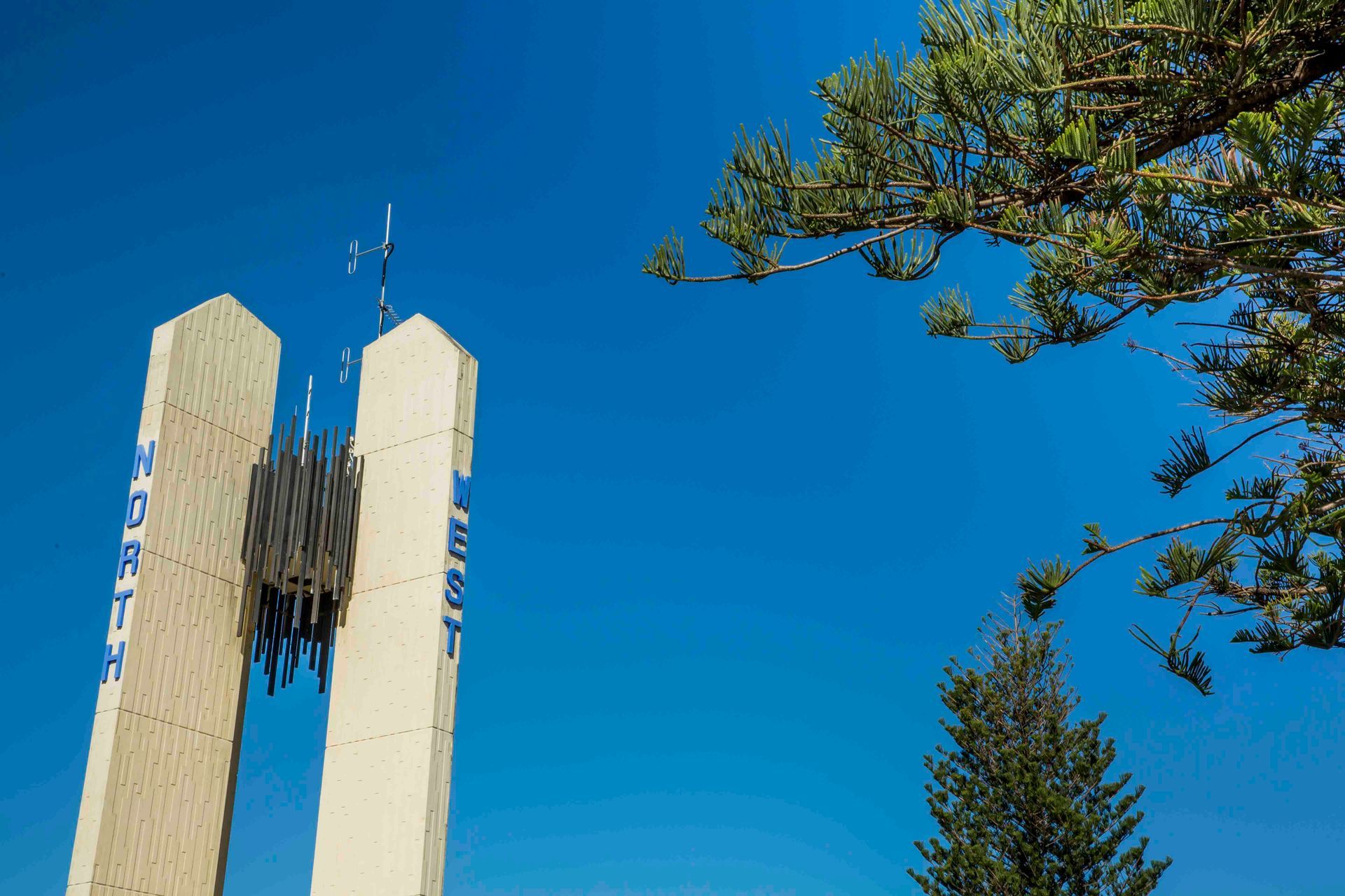 A Statue With A Blue Sky In The Background And A Tree In The Foreground — Tweed Byron Recycling In Tweed Heads, NSW