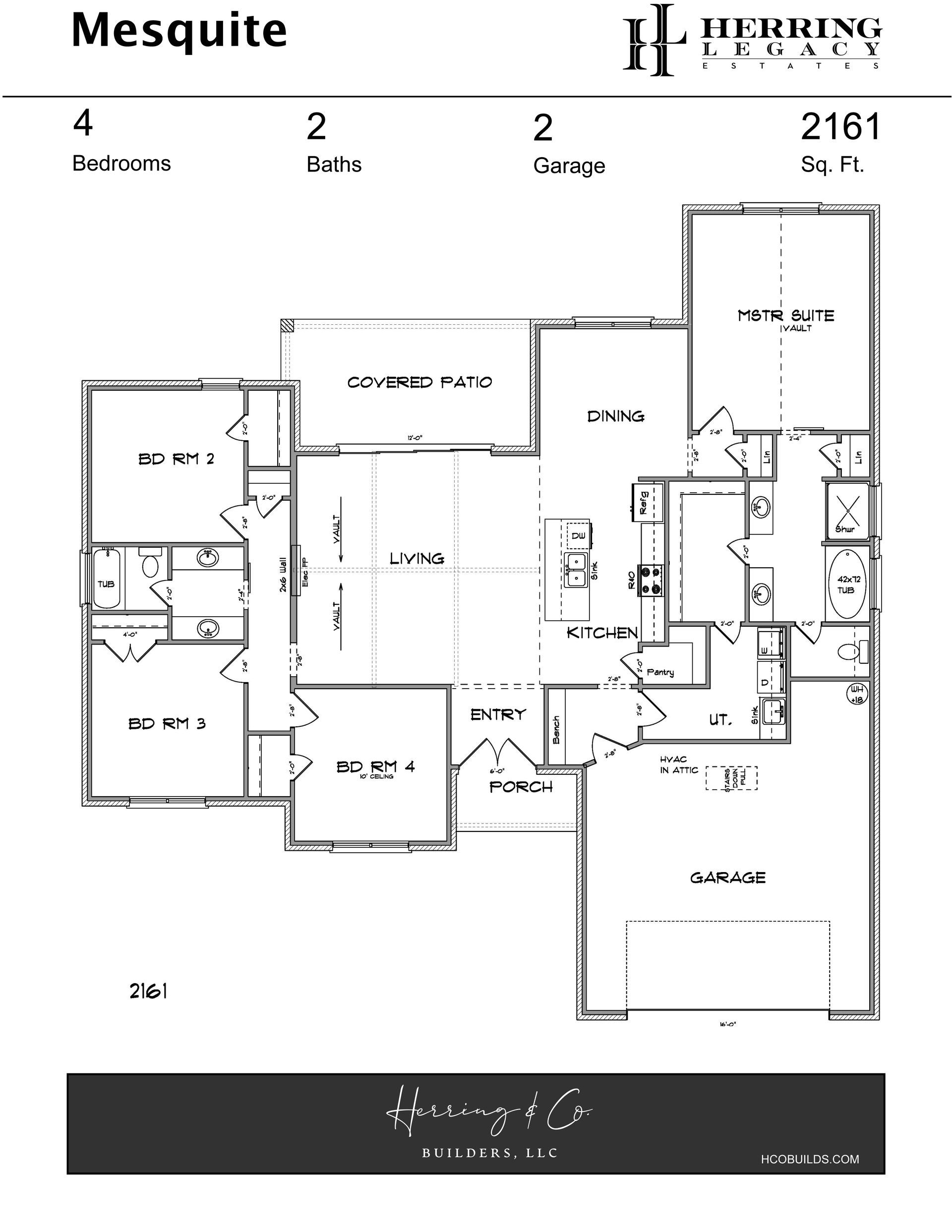 Floor plan of a house, labeled 