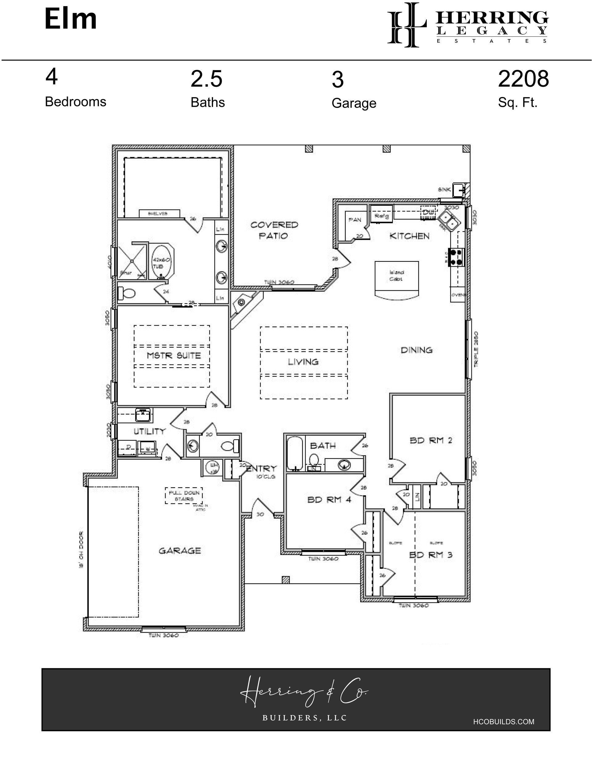 Floor plan of a house labeled 