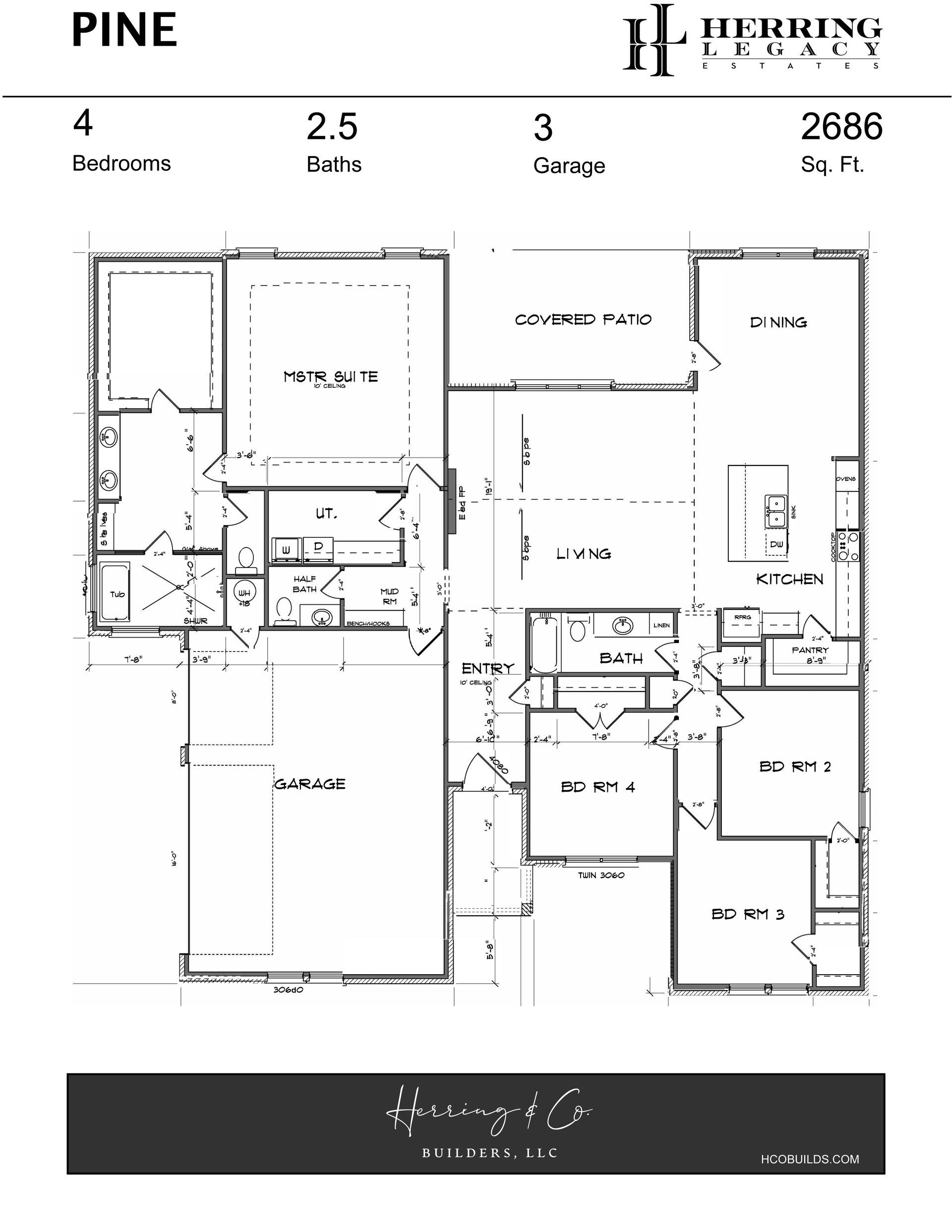Floor plan of a house called 
