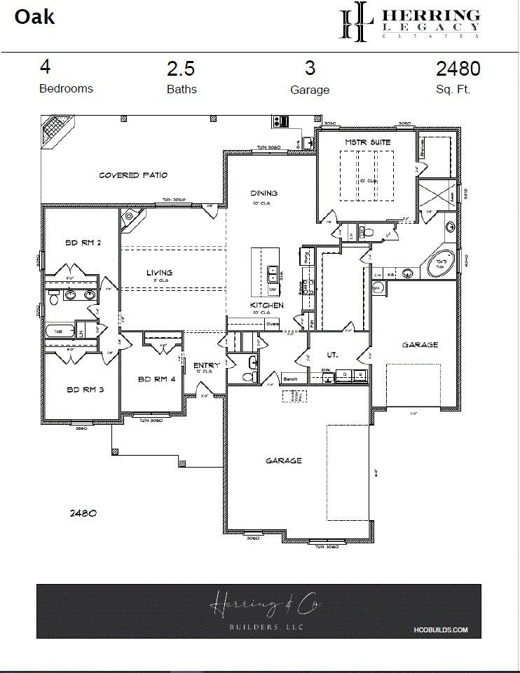 Floor plan of a house called 