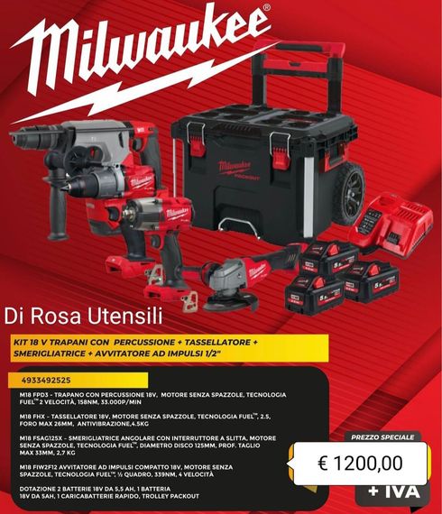 KIT UTENSILI MILWAUKEE