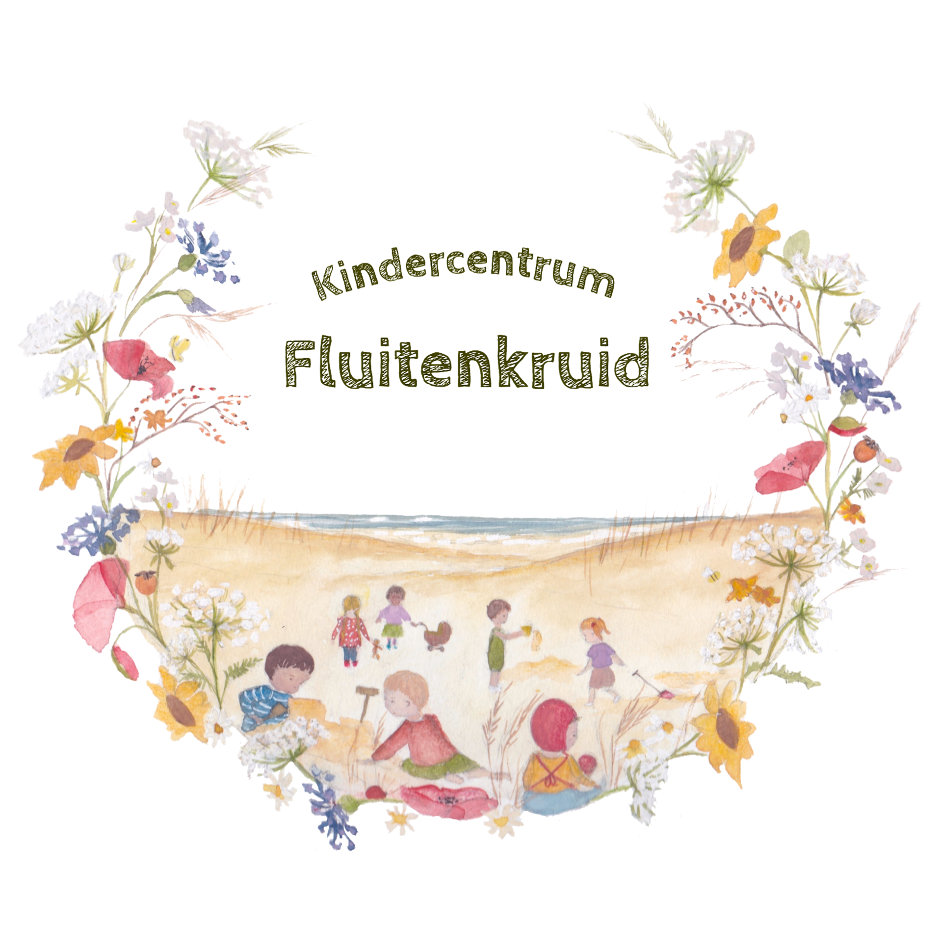 Logo kindercentrum Fluitenkruid