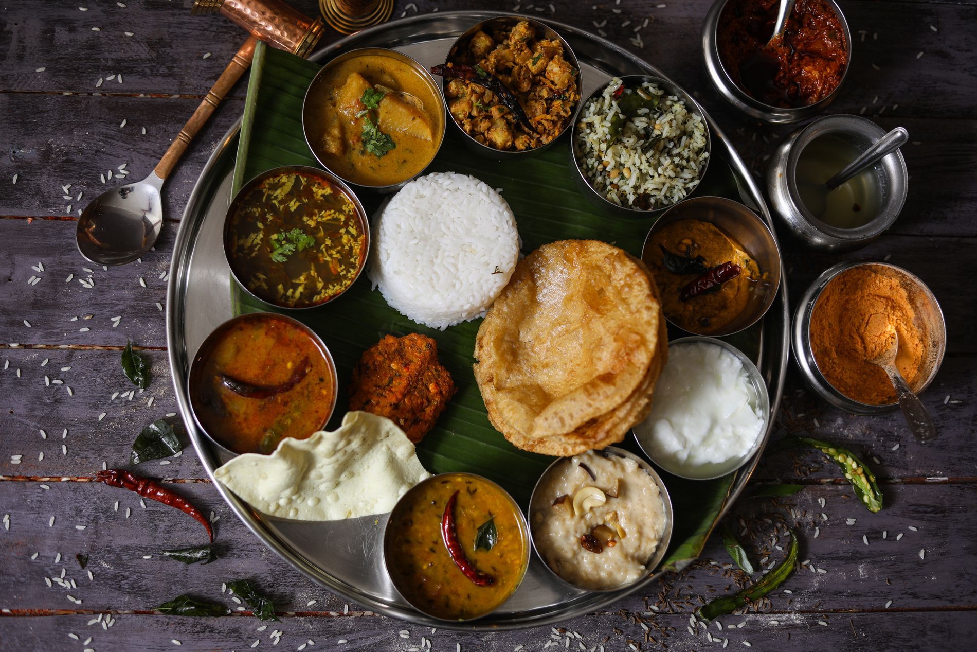 Indian thali