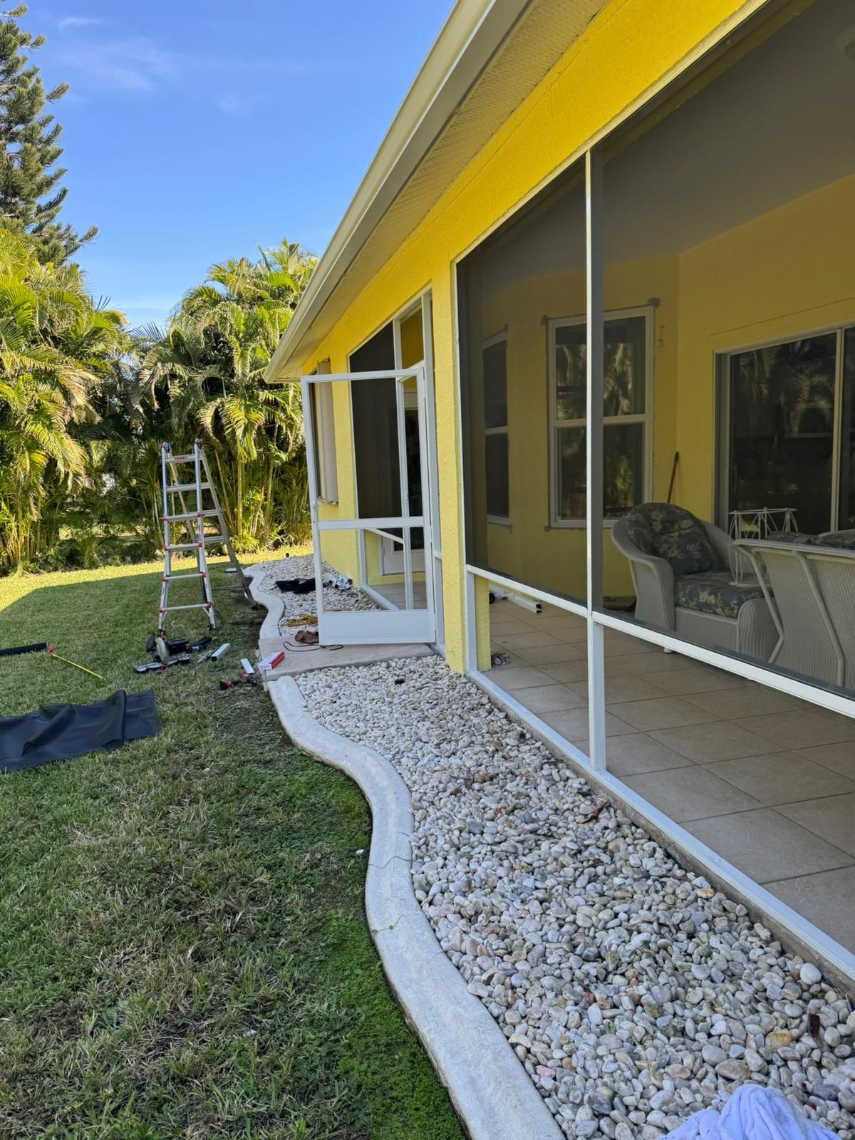 Lanai Screen Enclosure Repair in Fort Myers, FL