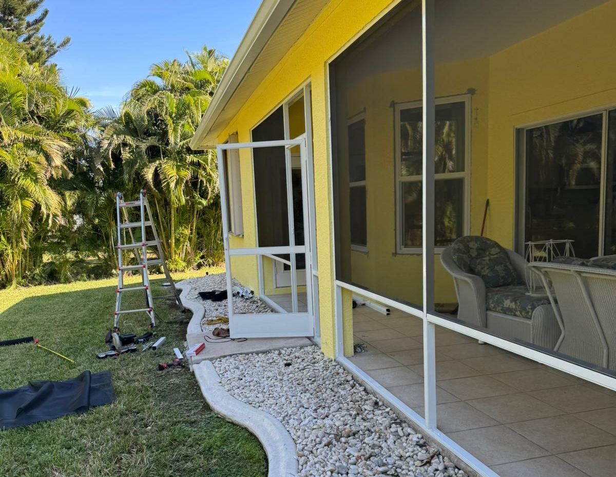 Lanai Screen Enclosure Repair in Fort Myers, FL