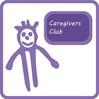 Ken KEEN with Caregivers Club Sign