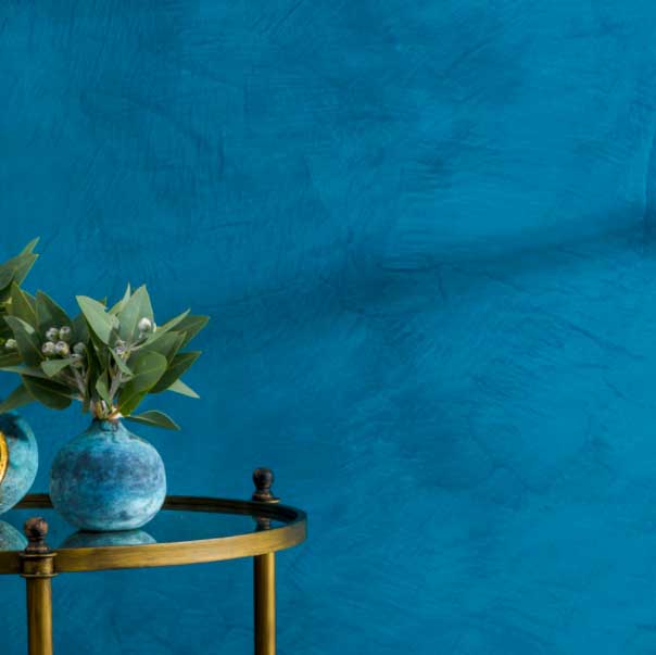 Textured Plastered Blue Wall — Townsville in Kelso, QLD