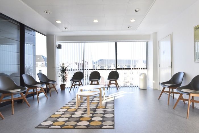 Venteværelse hos Charlottenlund privathospital
