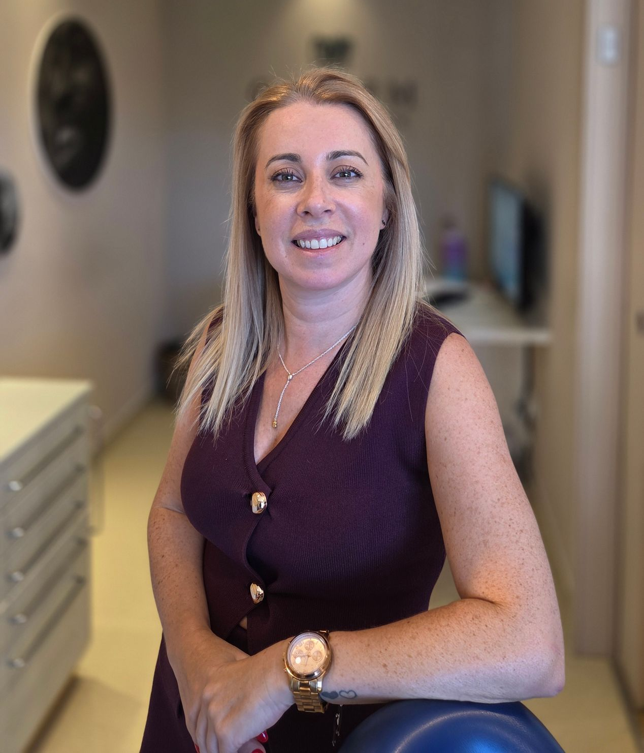 Retrato de Sandra Ribeiro na Origem Dental Clinic