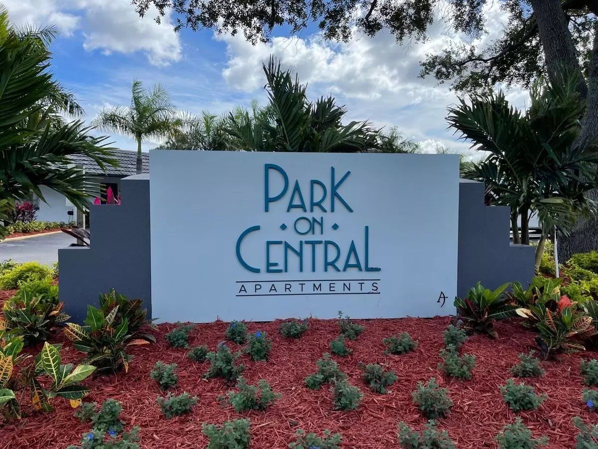 Community sign at Park on Central in Kissimmee, FL.