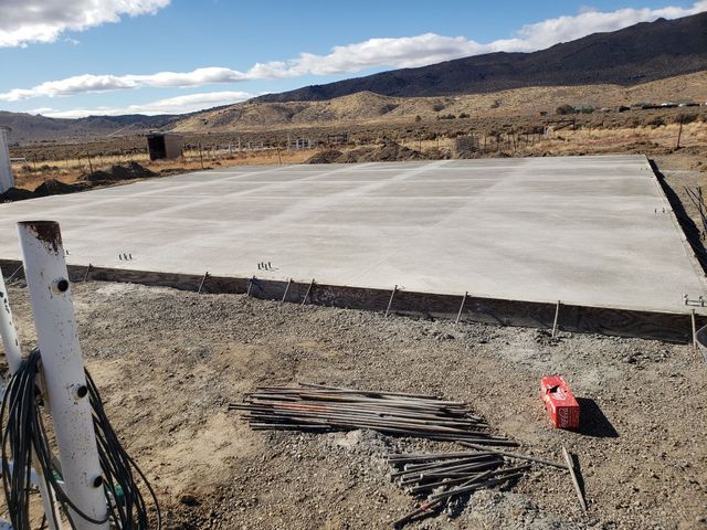 A Large Concrete Slab is Built in the Middle of a Dirt Field – Reno, NV – Concreteworks LLC