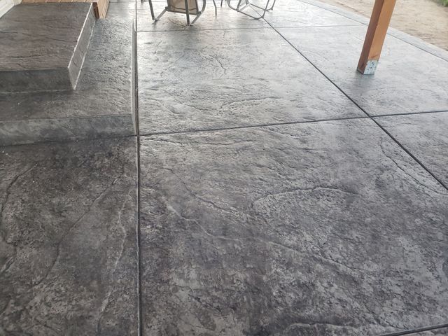 A Close up of a Concrete Patio – Reno, NV – Concreteworks LLC