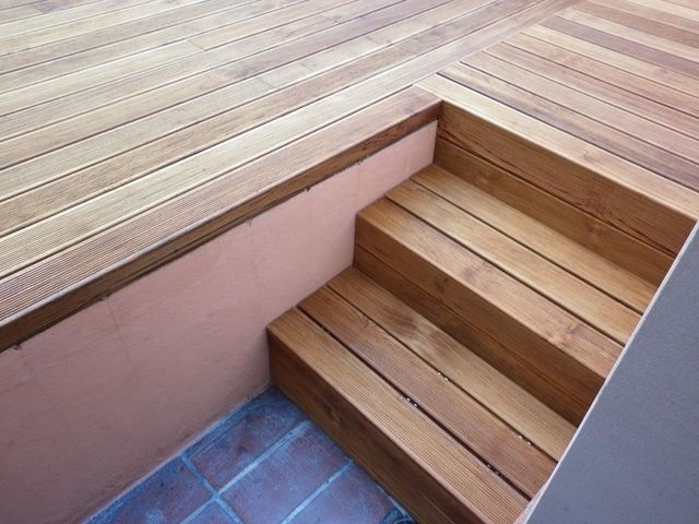 Scalinata in legno