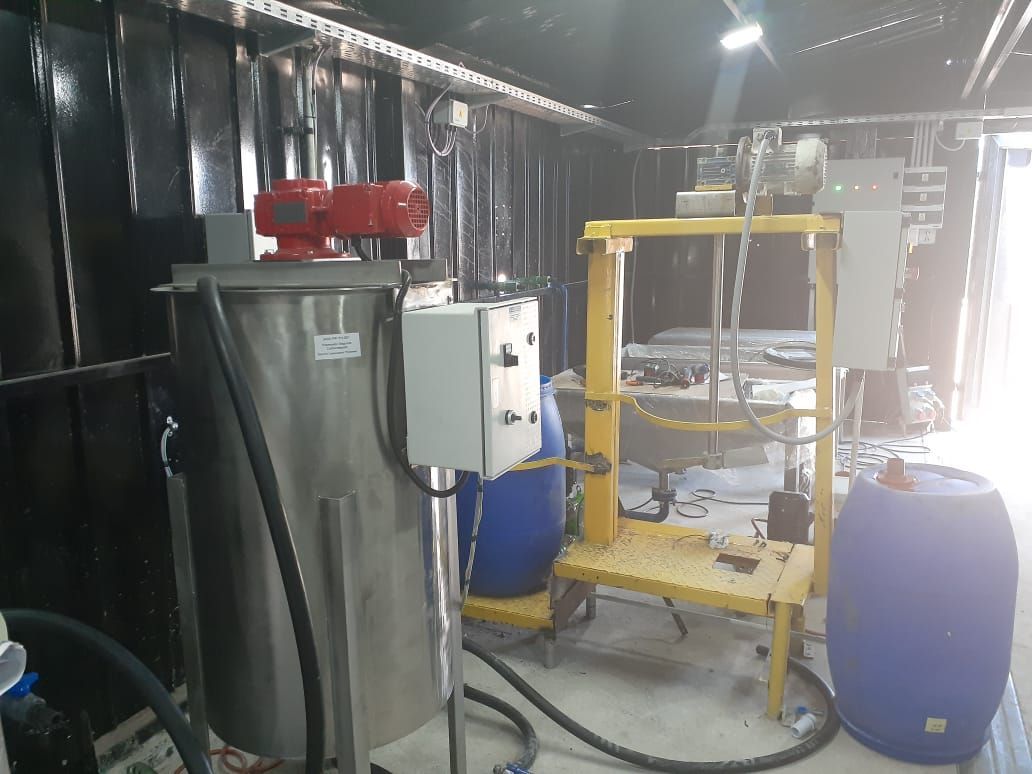 Sala de procesos – Primera y segunda carbonatación