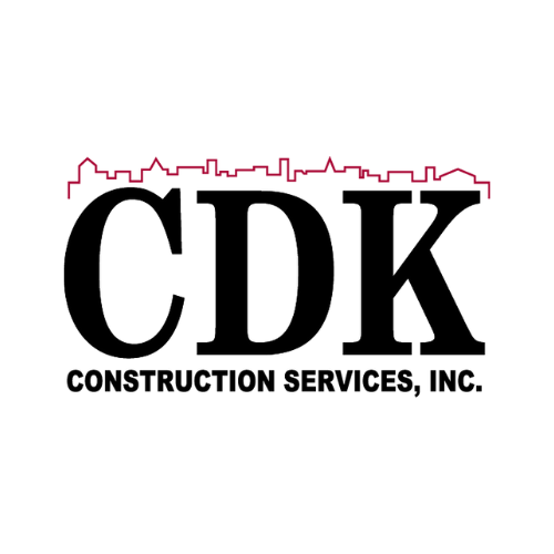 The logo for cdk construction services , inc.