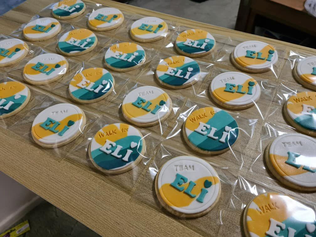 Cookies With The Name Eli On Them — Cedar Park Bakehouse in Taranganba, QLD