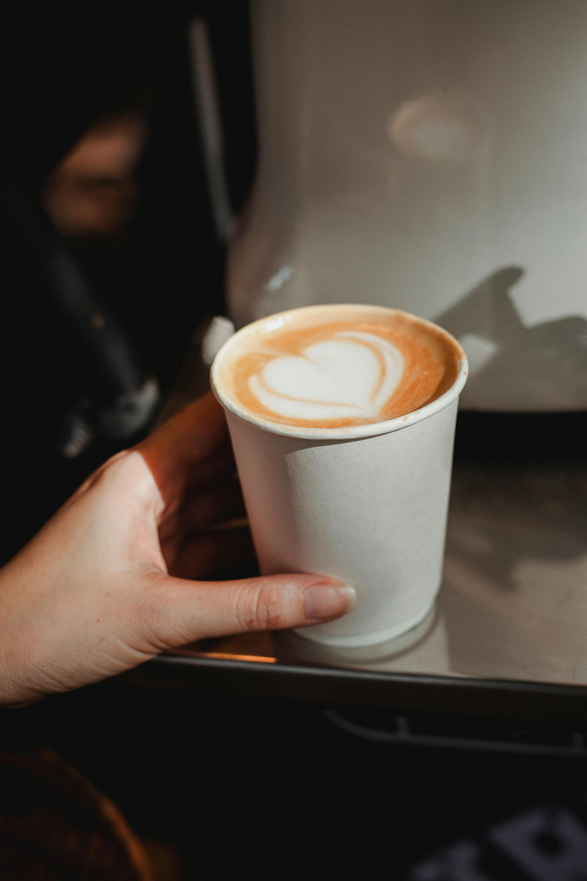 A Cup Of Schibello Coffee Is Sitting On A Counter β Cedar Park Bakehouse in Taranganba, QLD