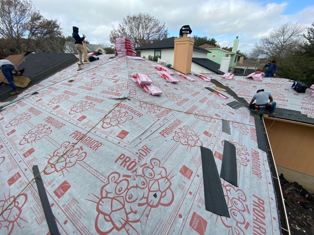 Storm damage roof replacement Georgetown TX